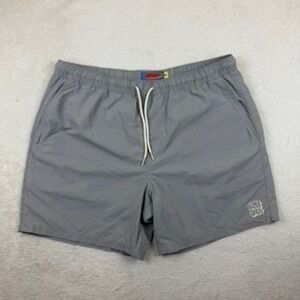 Empyre‎ Mens Gray Recycled Nylon Mesh Lined Swim Trunks Shorts XL